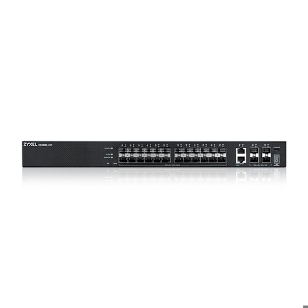 Switch - ZYXEL - XGS2220-30F - 24 SFP-portar - 6 10G Uplink-portar - Gigabit Ethernet