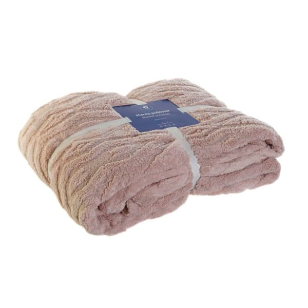 Diamanttæppe DKD Home Decor rosa