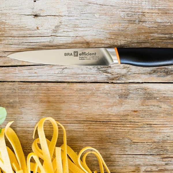 BRA Efficient | Set med 3 Efficient-knivar och skärbräda Naranja