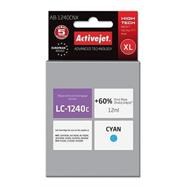 Active Jet AB - 1240CNX MFC-J6510DW Inkjet Cartridge