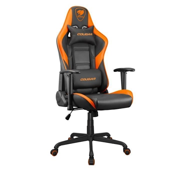 Gaming stol - Cougar Gaming - ARMOR ELITE - Ergonomisk design - Syntetiskt läder - Andningsbart tyg