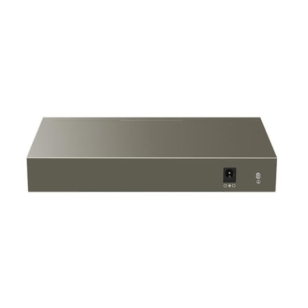IP-COM Desktop Switch 9 Gigabit-porttia 10/100/1000M, 8 PoE-porttia, Auto MDI/MDIX, VLAN-tila, Plug&Play, teräs. G1109P-8-102W
