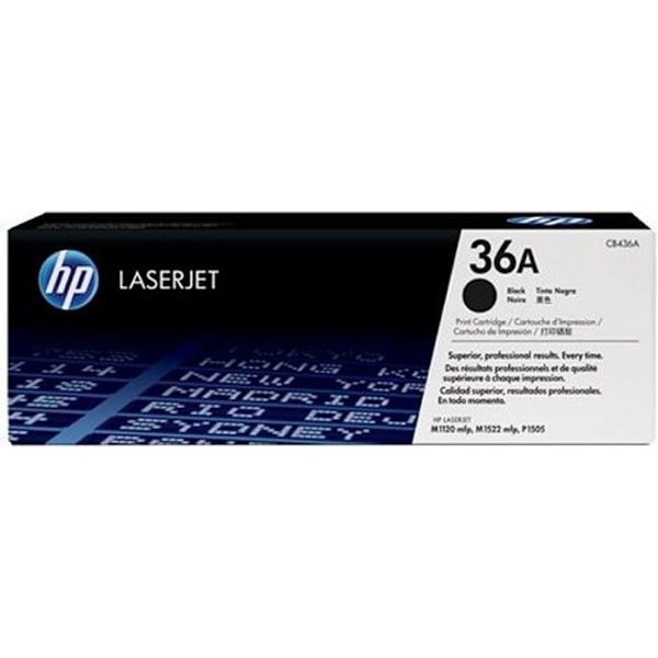 HP 36A (CB436A) sort tonerpatron til LaserJet M1120MFP/P1505/M1522MFP printere