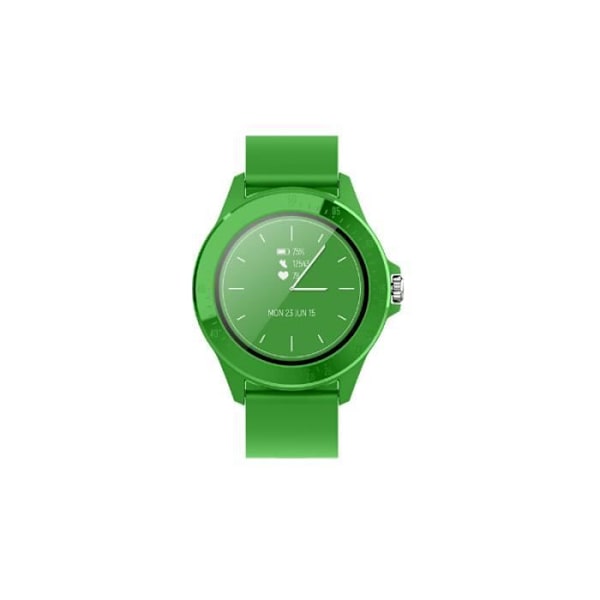 Tilsluttet og Smart Watch 5.0 IP68 med hjertefrekvenssensor Forever Green Grön
