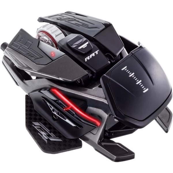 Madcatz RAT X3 - Customizable RGB Wired Gaming Mus - PWM3389 Sensor 16000 DPI & 3000Hz - Omron Switch