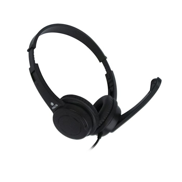 Hörselkåpor och Mikrofon - NGS - VOX 505 - 32 Ohm - Svart - USB-anslutning Svart