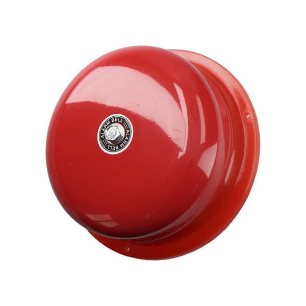 Industriklokke - EDM - 100 mm - 86 dB - Metal - Rød Röd