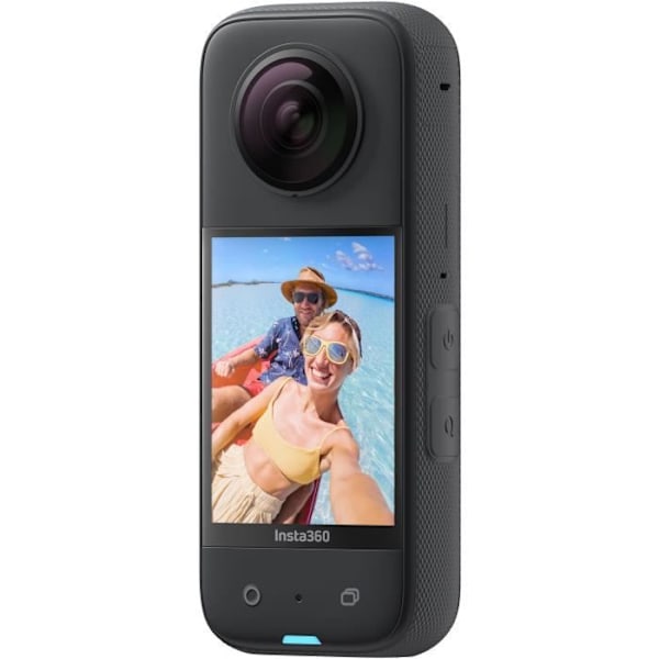 INSTA360 ONE X3 360 graders kamera - 5,7K - 72MP - Vandtæt - Sort Svart