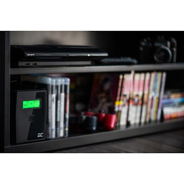 Onduleur Green Cell - UPS USV 1500VA - Katkeamaton virransyöttö Line-Interactive AVR Virtalähde USB/RJ45