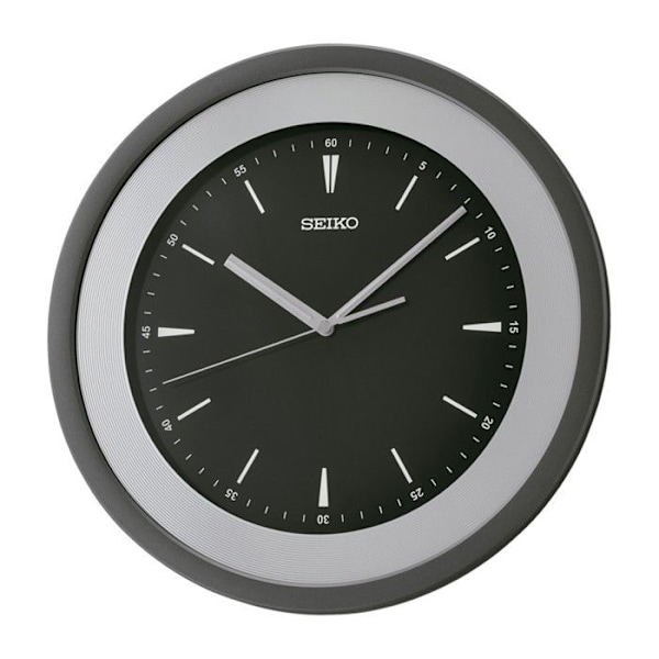 Vægur - SEIKO - QXA812S - Grå kunststof - 36 cm - Japansk kvarts Grå
