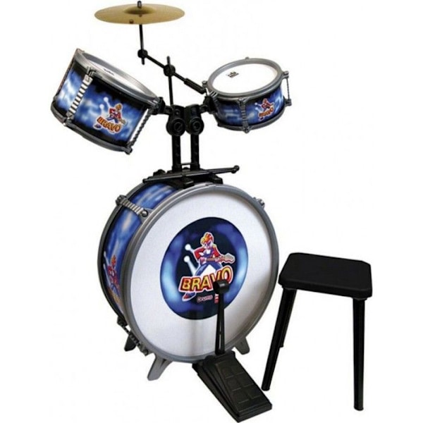 Batteri - REIG - 632 - Akustisk - Stort trum - Trummor - Bongo och cymbal