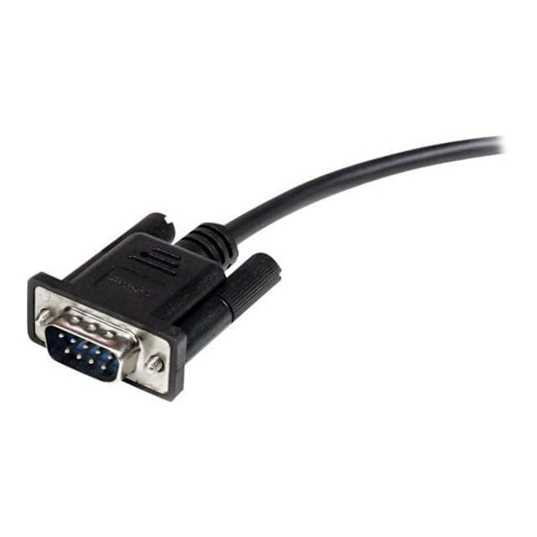 DB9 RS232 seriel kabel i direkte forbindelse - STARTECH - Seriel kabel forlænger - Sort