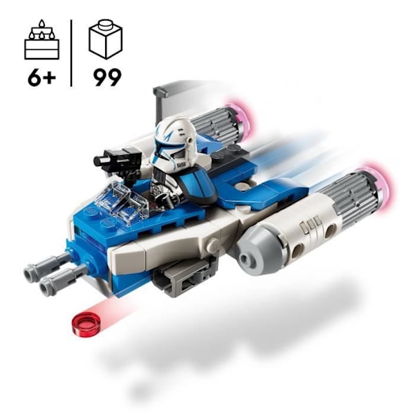 LEGO® Star Wars 75391 The Clone Wars Kaptajn Rex's Y-Wing Microfighter - Skib Blått och grått