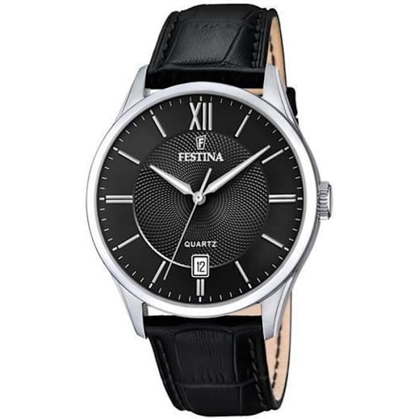 Ur - Festina - F20426-3 - Sølv - Sort - Vandtæthed 5 ATM Silver, Svart