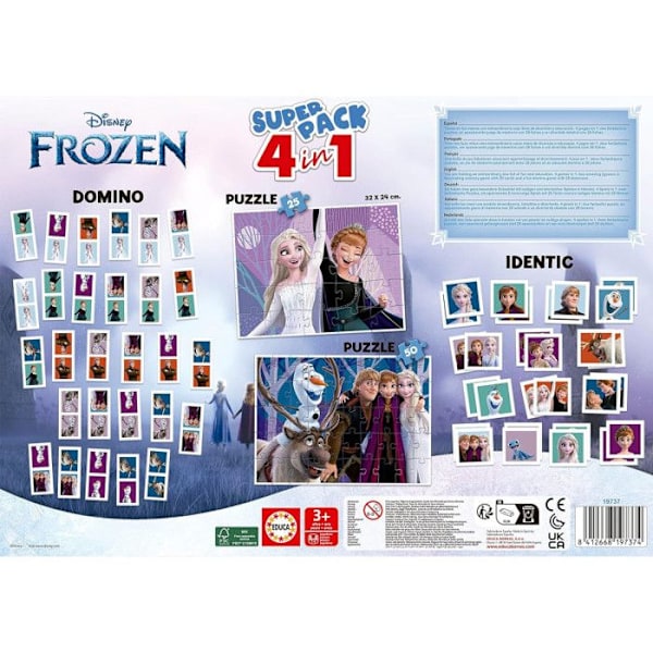 Puzzle - Frost - Barn - Puslespil og spil - Fra 3 år - Educa