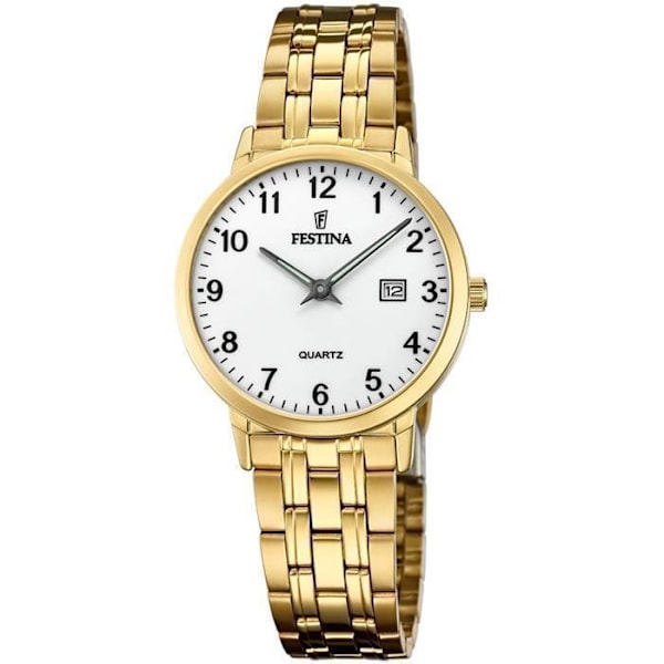 Dameur Kvinder - Festina - 20514 - Analog - Rustfrit Stål - Guld vitt guld