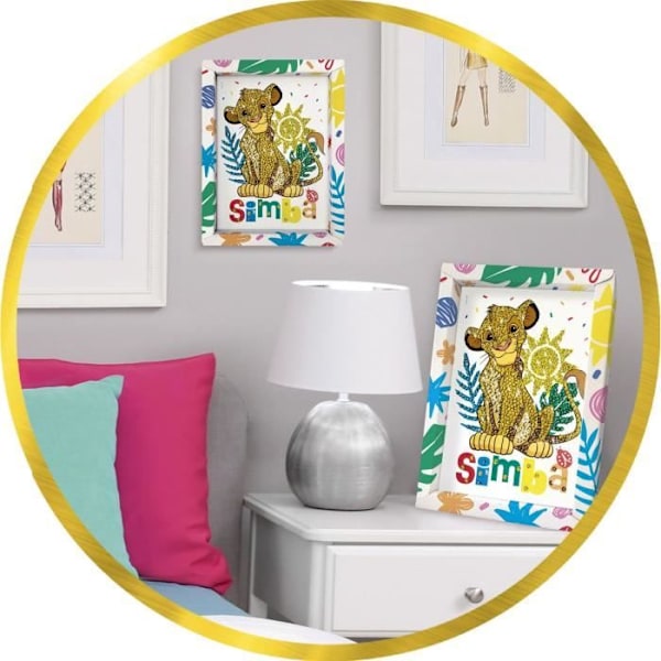 Skabelonspil - LANSAY - Sequin-kollektion - SIMBA LØVEN KONGE - Fra 7 år FLERFÄRGAD