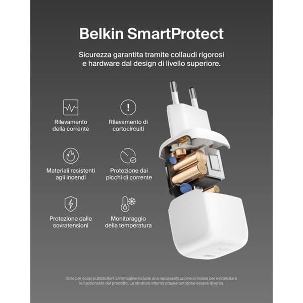 BELKIN Laddare 45W US Vit