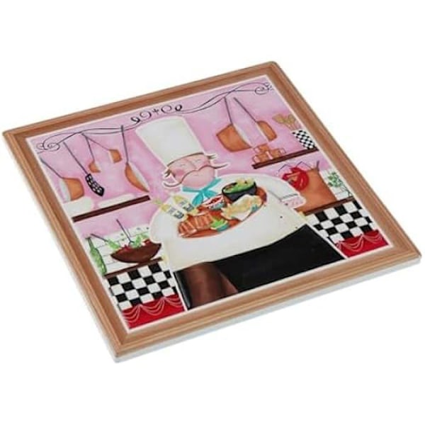 Trivet - VERSA - Monivärinen - 21,5 x 21,5 cm - Keraaminen korkki - Ylivoimainen laatu Flerfärgad