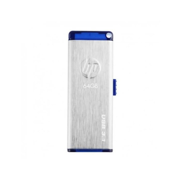HP 64GB X730W Metal USB 3.1 nøgle - 64 GB lagerkapacitet - USB 3.0 interface