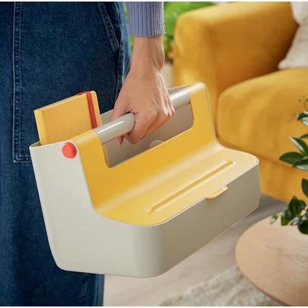 Opbevaringsboks - LEITZ - Cosy - Gul - Holdbart ABS - Smart opbevaringsrum Gul