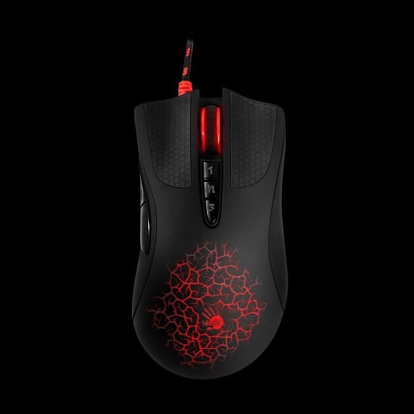 Souris A4TECH BLOODY Blazing A90A Aktiveret A4TMYS47224 - efterfølgeren til den populære model A9 mångfärgad
