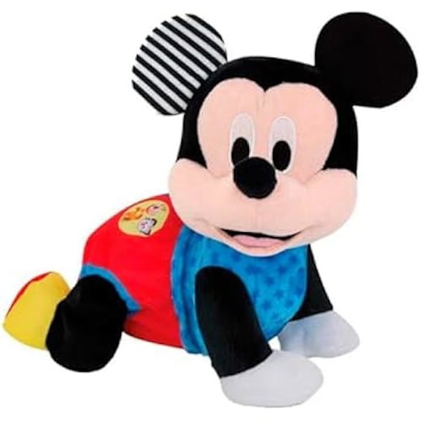 Clementoni Baby Mickey Gateos 55573 Interaktiv mjukleksak för bebisar som hon ska ta sina första steg med - Teches Numbers Flerfärgad