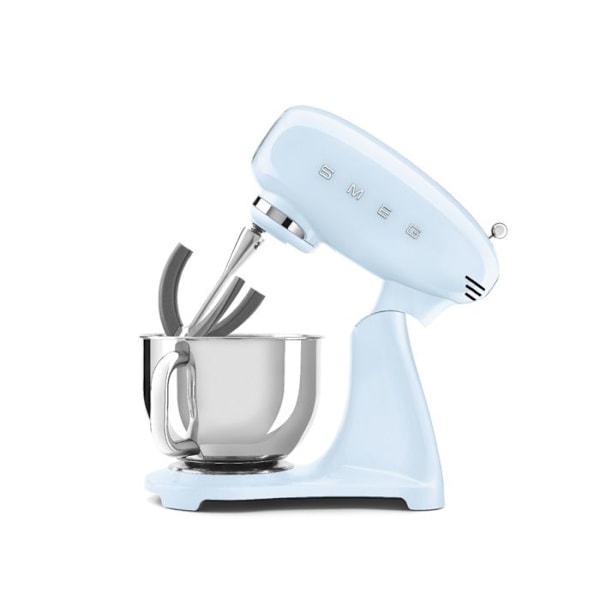 Robotpisker SMEG SMF03PBEU - Skål 4.8L - 10 hastigheder - Planetarisk bevægelse - 800W - Azurblå
