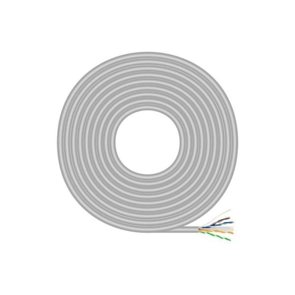 Aisens A135-0743 RJ45 UTP Verkkokaapeli Cat.6 Kova 500m Harmaa