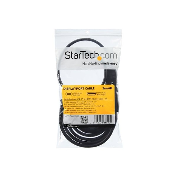 USB-C to HDMI - STARTECH.COM - 1 m - 4K - Uros/Uros - 30 Hz
