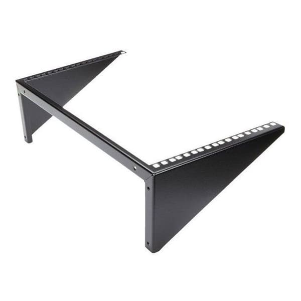 Tukimural - STARTECH - Rack 6U 19in - Kova teräs - Seinälle asennettava - Musta