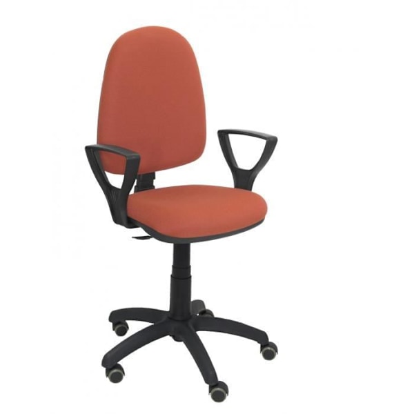 Modell 04CPBALI363BGOLFRP Ergonomisk kontorsstol med permanent kontaktmekanism, justerbar i höjdled och parketthjul