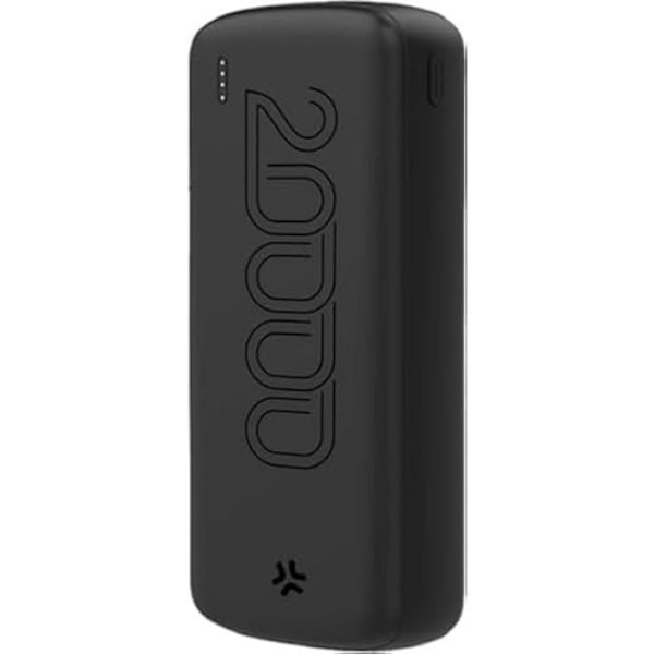 Celly PBE20000EVOBK Power Bank - Svart - Litium 20000 mAh Svart