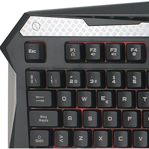 Gaming Keyboard - TALIUS - Arconte - USB - Sort - Kablet