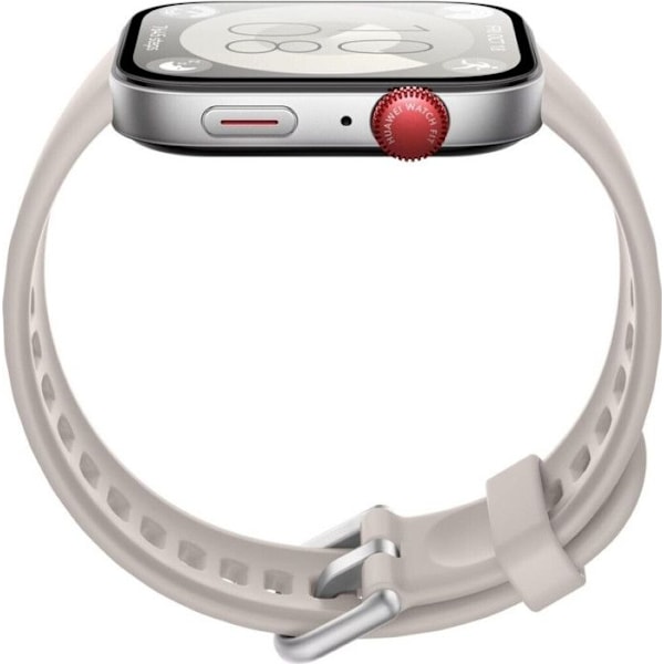 Smartwatch - Huawei - Watch Fit 3 Moon White - Vandtæt 3 ATM - Batteri 18 timer
