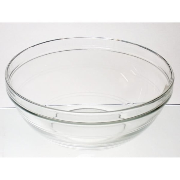 Saladier - DURALEX - Lys D - 26 cm - Transparent - Stabel - Stødresistent gennemsigtig