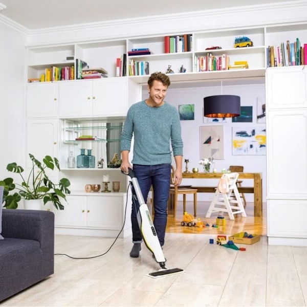 KARCHER SC 3 Upright EasyFix - Höyrymoppi - 1600W - Nopea lämmitin 30s - Puhdistaa 60 m² - Poistaa jopa 99,99 % virusista