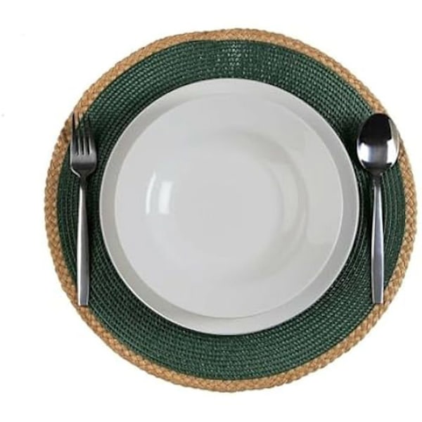 Trivet - VERSA - Polypropeenijuutti - Vihreä - 39,5 x 39,5 cm - Monivärinen Flerfärgad
