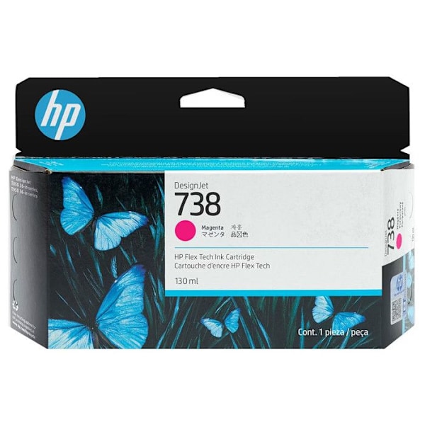 HP Muste/ 738 130-ml MGT DesignJ