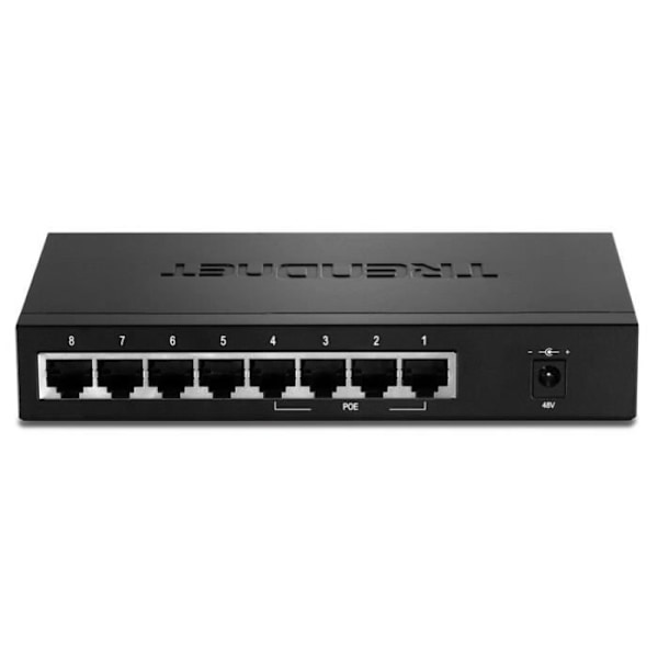 TRENDnet TPE-S44 - 8-portars Ethernet 4+4 PoE Switch