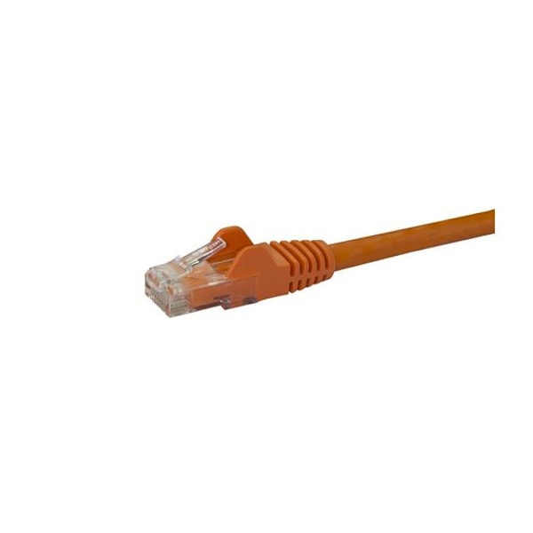 Cat6 Gigabit UTP netværkskabel uden krog 2m - STARTECH - Orange - Crosstalk reduktion