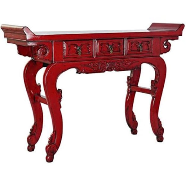 Konsol - DKD HEMINNREDNING - Flerfärgad - Metall och almträ - 135x37x89 cm - Hallmöbler Flerfärgad