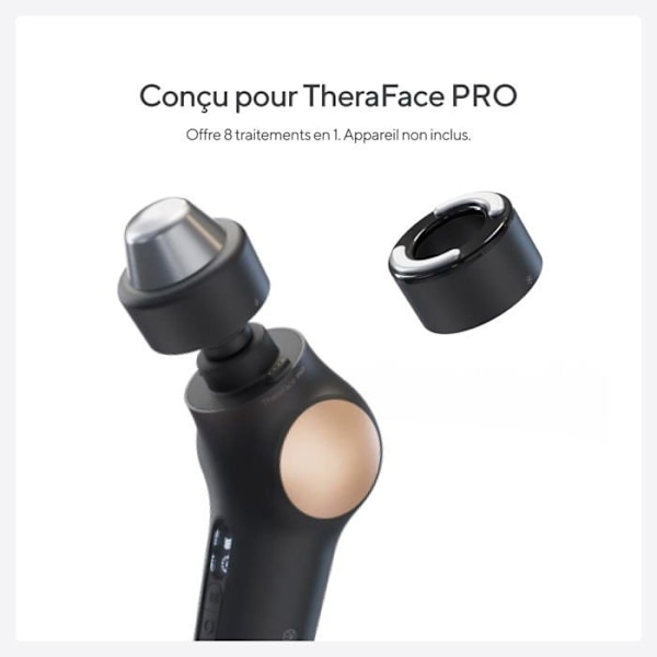Therabody Manuel Massager - HIPTHBPIE0004 - FG TheraFace Hot - Kolde Ringe - Sort Massagegerät Gesicht Schwarz