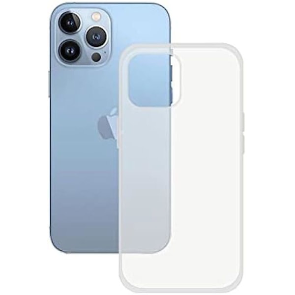 Kotelo - KSIX SMART YOUR TECH - iPhone 13 Pro Max - Jäykkä PC - Läpinäkyvä takaosa - Iskusuoja