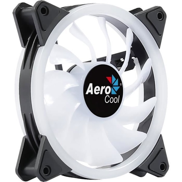 Tuulettimen - AEROCOOL - Duo 12 ARGB - 120mm - 1000 RPM - 19,7 dBA