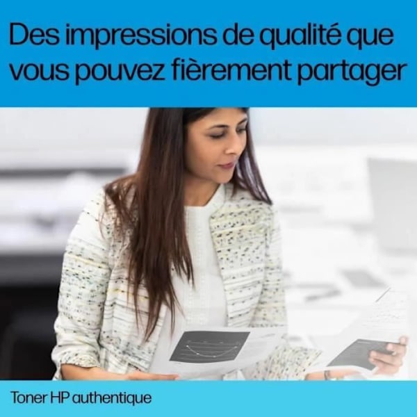 Hp mustepatruuna nro 205A Keltainen