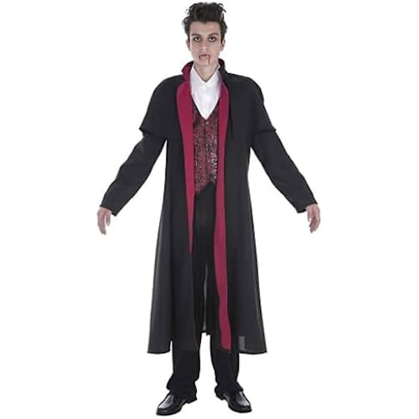 Flerfärgad mörk Vampiro vuxendräkt - Creaciones Llopis mångfärgad