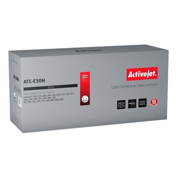 Tonerisäiliö - Activejet - ATC-E30N - Yhteensopiva Musta - 4000 sivua - Integroitu rumpuyksikkö