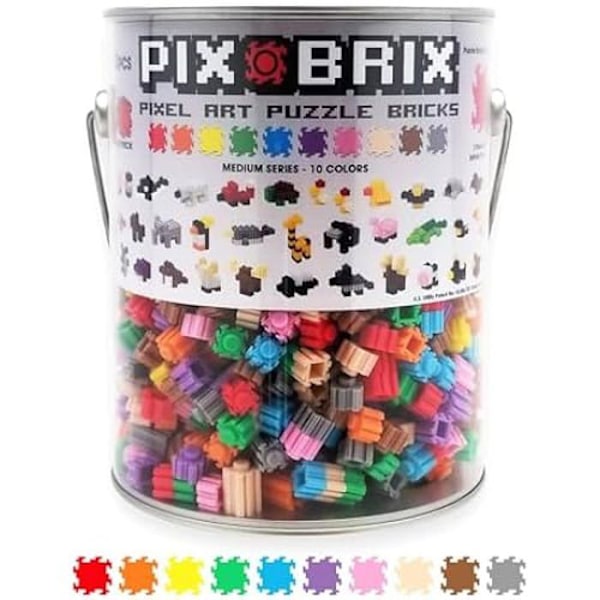 Pix Brix - CEFA TOYS - 1500 brikker - Multifarvet - 2D/3D konstruktion - Fra 6 år Flerfärgad