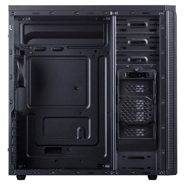 Hiditec ATX KLYP, Matka, PC, Synteettinen ABS, SECC, ATX, Micro-ATX, Musta, koti-toimisto